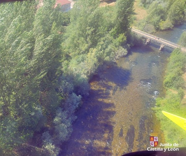 Localizado el cuerpo sin vida de un pescador que cayó al río desde el puente de Lugán (León)