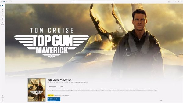Microsoft cesa su servicio de compra de películas y series en la aplicación Películas y TV