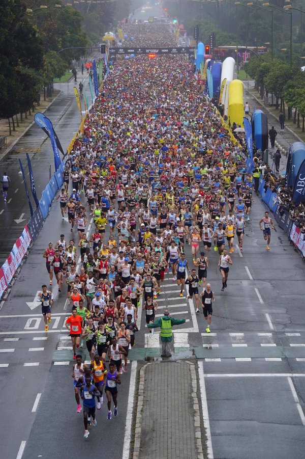 El Medio Maratón de Sevilla 2026 agota sus 20.000 dorsales con más de seis meses de antelación