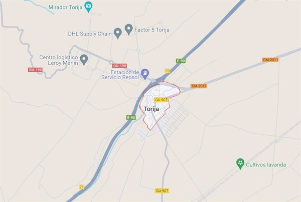 Cinco heridos tras un choque por alcance entre cinco turismos en la A-2 en Torija (Guadalajara)