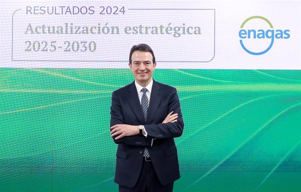 Enagás gana 176 millones en el primer semestre impulsado por plusvalías y enfila objetivos para 2025
