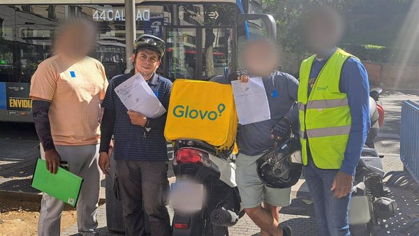 'Riders' de Glovo denuncian ante la Inspección de Trabajo sus precarias condiciones como asalariados