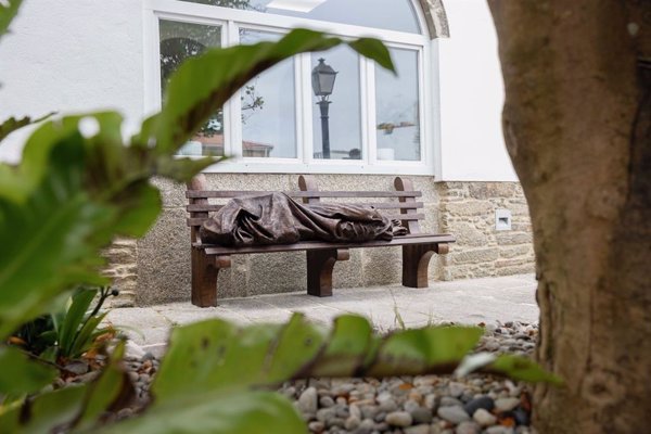 La escultura de un Jesús 