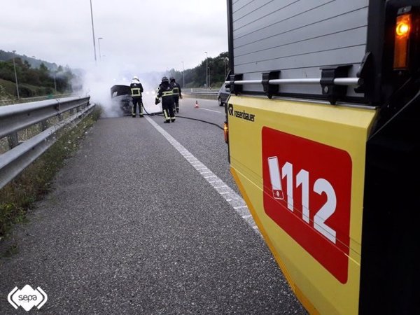 Una mujer en estado grave tras un accidente con ocho heridos en la AS-115 en Llanes (Asturias)