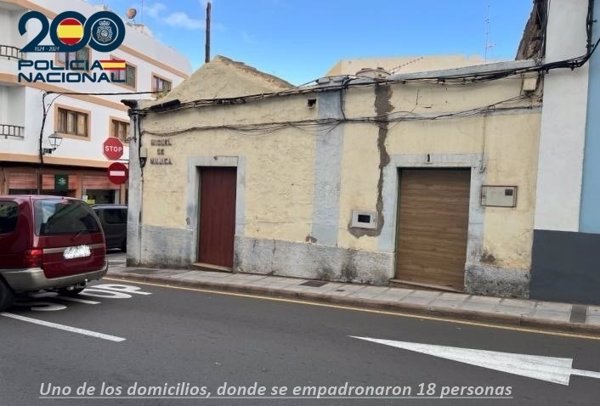 Detienen a tres personas por realizar 39 empadronamientos irregulares en Gáldar (Gran Canaria)