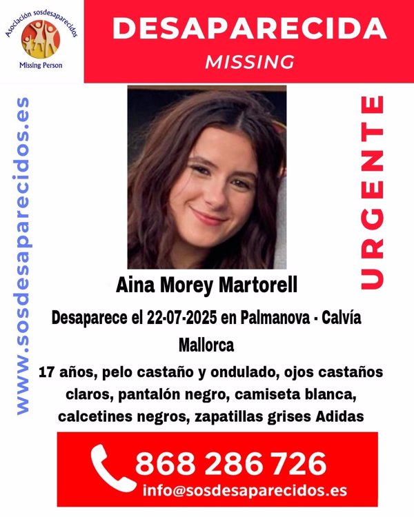 Localizada una menor de 17 años desaparecida este martes en Palmanova, en Mallorca