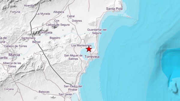 Registrado un terremoto de magnitud 1,4 en Los Montesinos (Alicante) sin incidencias relacionadas