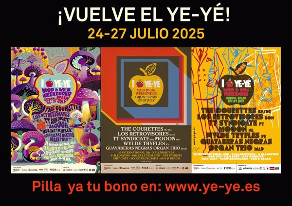 Ye-Yé 2025: Gijón vuelve a los años 60 con la nueva edición del festival