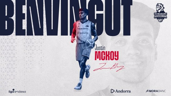 El ala-pívot estadounidense Justin McKoy firma por el MoraBanc Andorra
