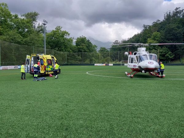 Suc-Trasladado a hospital de Vizcaya un hombre con quemaduras de consideración tras incendiarse su vivienda en Cantabria