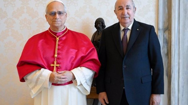 El Papa recibe al presidente de Argelia y abogan por el diálogo interreligioso para construir la paz