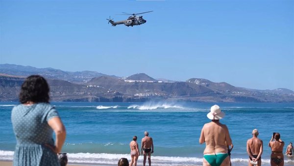 Embarcaciones, drones o helicópteros participan este viernes en día de prevención de ahogamientos en Gran Canaria