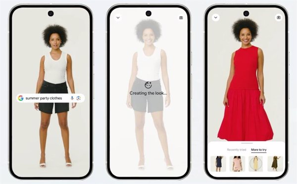 Probarse ropa de forma virtual ya es posible con la experiencia de Búsqueda de Google en Estados Unidos