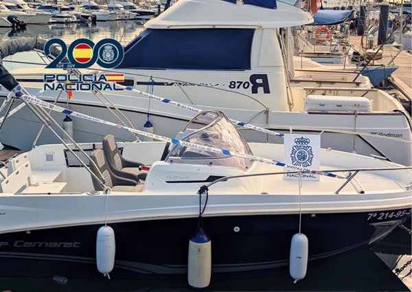 Localizada en Algeciras (Cádiz) una embarcación robada para destinarla al tráfico de personas