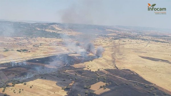 Adif recupera la circulación de trenes entre Madrid y Andalucía tras un incendio forestal en Ciudad Real