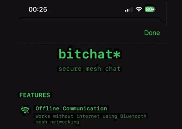 Ya disponible en la App Store bitchat, la nueva aplicación de mensajería vía Bluetooth de Jack Dorsey