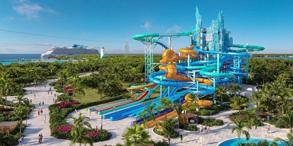 Norwegian Cruise Line estrenará en 2026 su mayor parque acuático en la isla privada Great Stirrup Cay