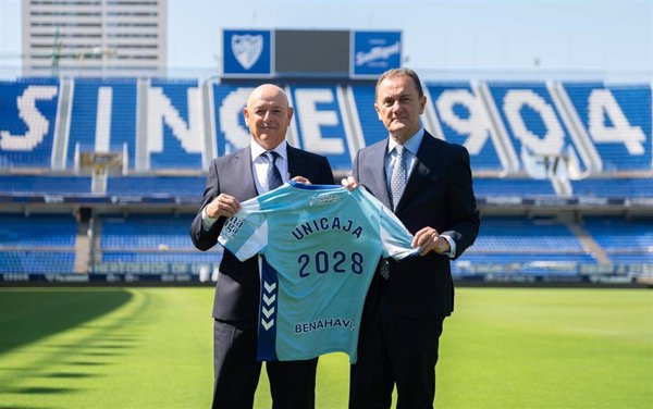 Unicaja se convierte en patrocinador del Málaga CF durante tres temporadas