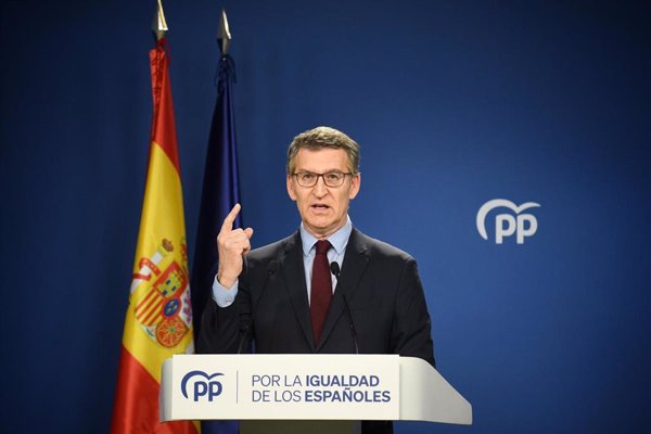 Feijóo acusa a Sánchez de 