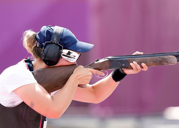 La española Fátima Gálvez y el equipo femenino suben al podio europeo de foso olímpico
