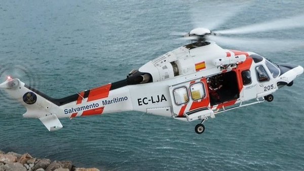 Rescatado en helicóptero un bañista herido en una zona rocosa de La Garrofa (Almería)