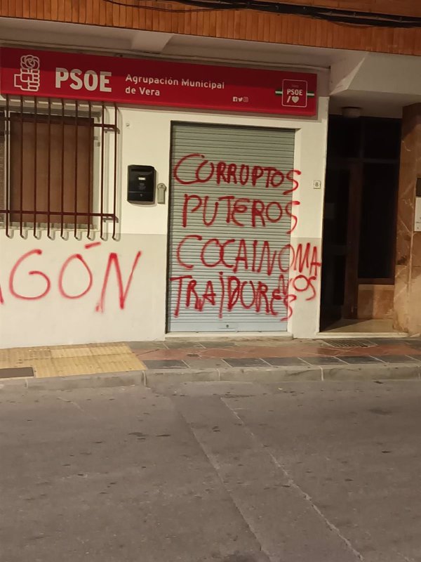 El PSOE cifra en 180 los ataques a sus sedes en casi dos años por el 