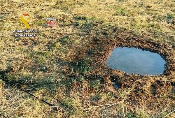 La Guardia Civil sorprende a un vecino de Badajoz cuando cazaba ilegalmente usando jilgueros para atraer aves