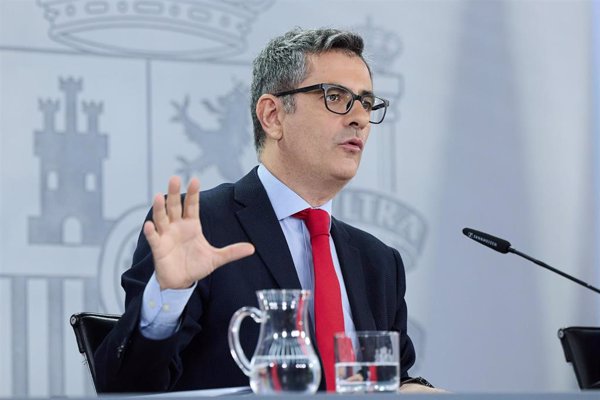 Bolaños defiende su ley de información clasificada frente a la denuncia de Hazte Oír ante el Parlamento europeo