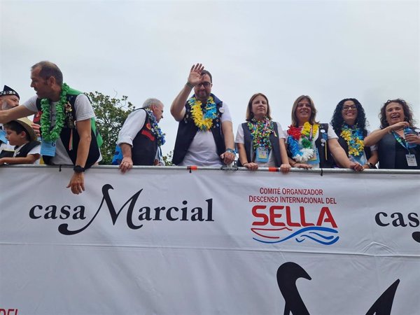 Barbón en el 87º Descenso Internacional del Sella: 