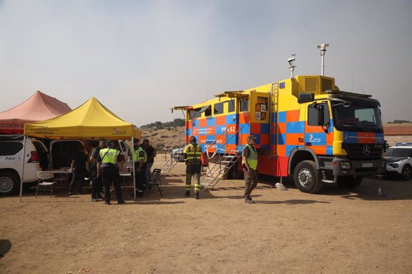 (AMP2) Incendio de San Bartolomé (Ávila) afecta a 600 hectáreas y cuenta con un perímetro de unos 20 kilómetros