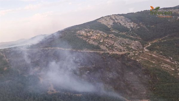 Controlado el incendio forestal de La Huerce activo desde el pasado viernes
