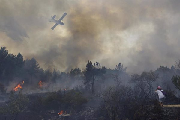Más de 30 municipios de Ourense están en riesgo extremo de incendio este miércoles