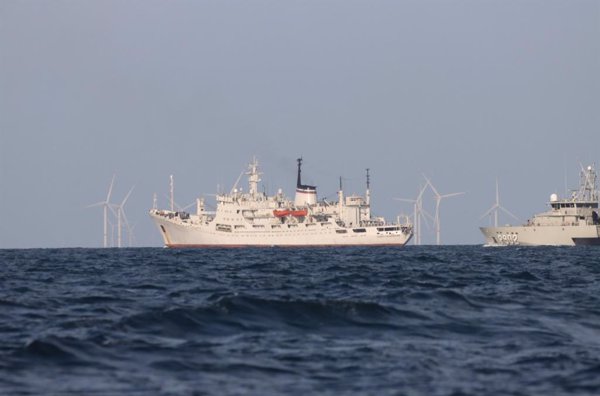 La Armada de Bélgica vigila la actividad de un buque ruso de investigación en aguas del mar del Norte