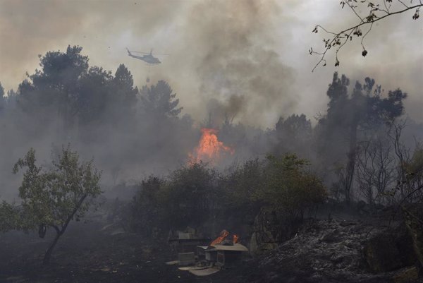 Aumentan a 11.500 las hectáreas arrasadas por la ola de incendios sin control en Galicia