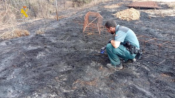 Dos albañiles provocaron el incendio de Titaguas (Valencia) en junio al usar una radial a pesar del riesgo extremo