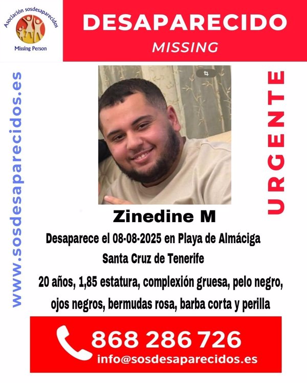 Buscan a un joven de 20 años desaparecido el 8 de agosto en la playa de Almáciga, en Santa Cruz de Tenerife