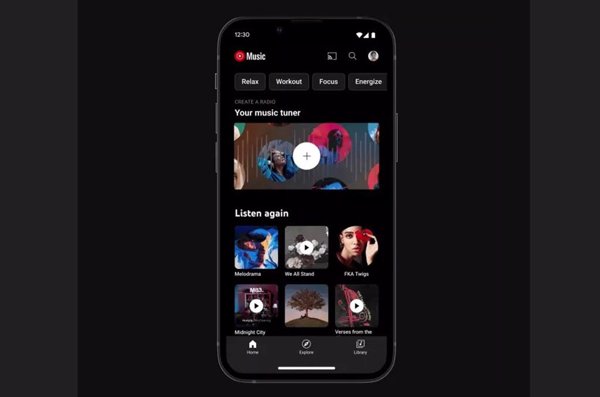 YouTube Music prepara un nuevo 'feed' de recomendación de canciones que se actualiza diariamente