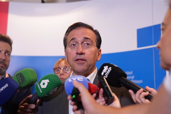Albares remarca que los planes de Israel en Cisjordania 