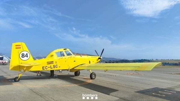 La Generalitat envía un avión AVA hacia los incendios de Ourense