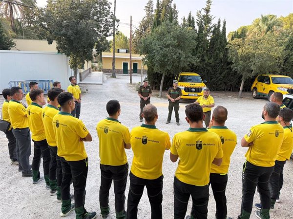 La Región de Murcia envía un dispositivo de ayuda para colaborar en la lucha contra el fuego en Extremadura