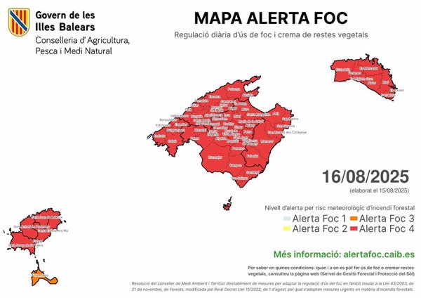 El Gobierno de Baleares pide 