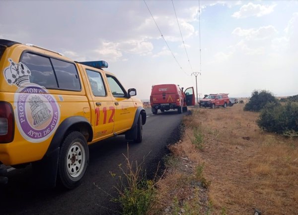 Realojan a los vecinos de Urraca-Miguel (Ávila) tras la bajada a índice de gravedad 1 del incendio de Herradón