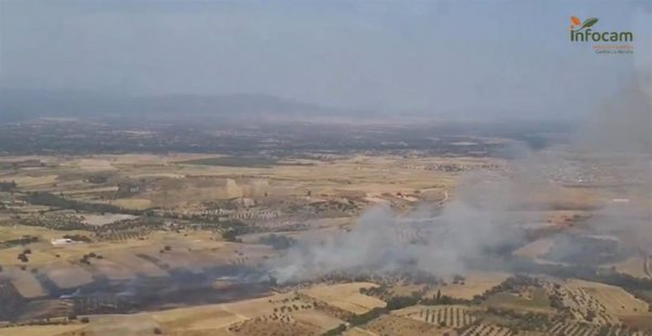 Declarados dos incendios forestales en El Casar de Escalona (Toledo) y Horcajo de los Montes (Ciudad Real)