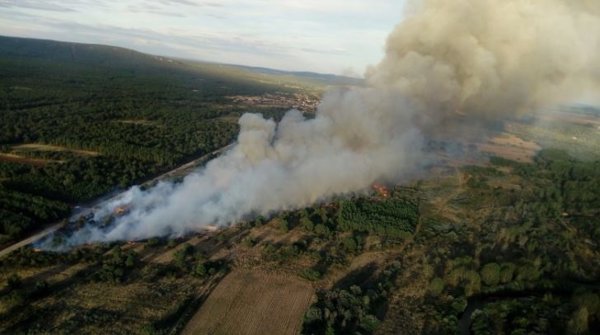Los incendios disparan la contaminación por partículas y ozono entre León y Galicia