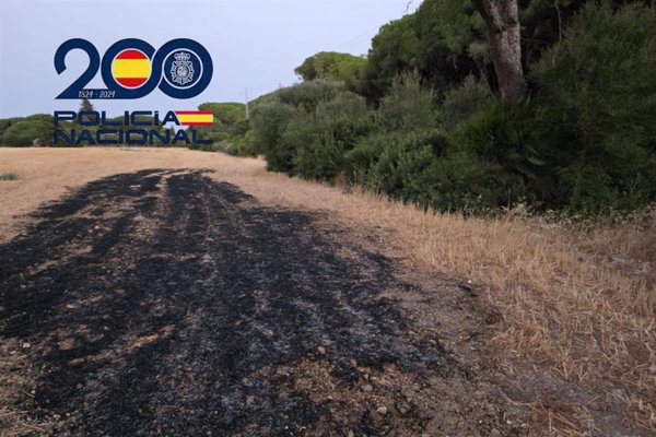 Detenido el presunto responsable de un incendio forestal este domingo en Puerto Real (Cádiz)