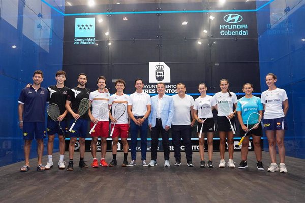 La selección española de squash llega al Campeonato de Europa en su