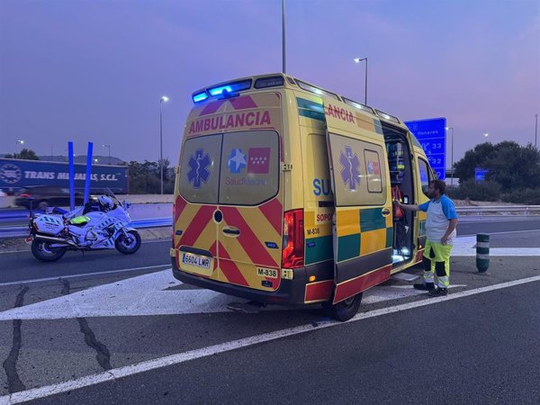 Muere un motorista en un accidente en Alcalá de Henares (Comunidad de Madrid)