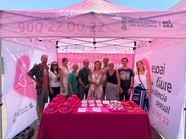 Atendidas 5.870 consultas en los puntos de atención a agresiones sexuales en 16 festivales de la Comunidad Valenciana