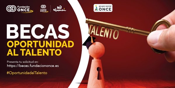 Fundación ONCE mantiene abierto el plazo para solicitar sus becas 'Oportunidad de talento'