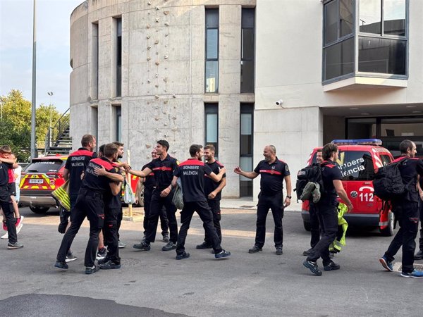Un bombero valenciano a su vuelta del incendio de León: